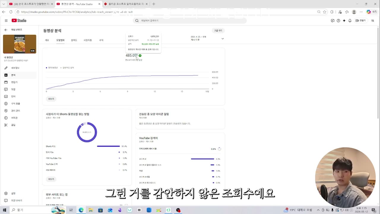 50% 이상 시청